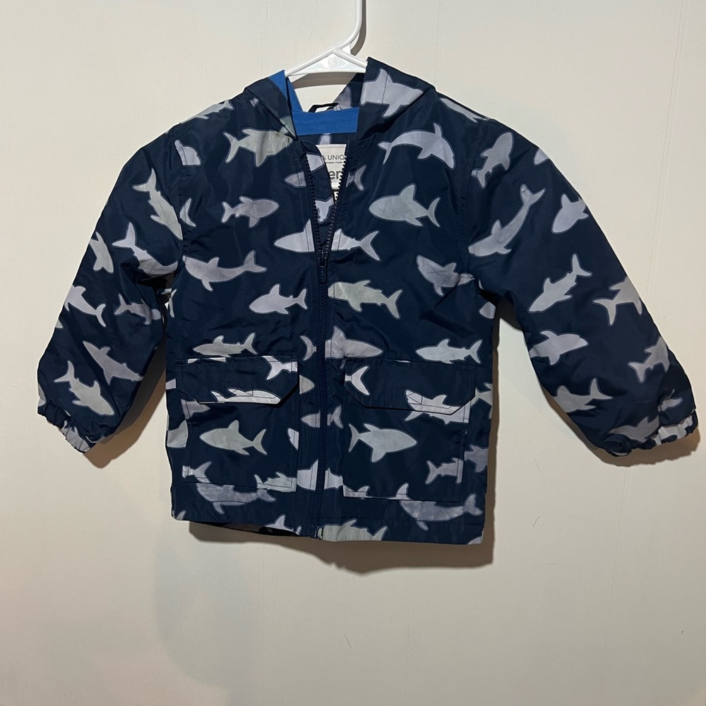 Carter's Blue Shark Print Jacket